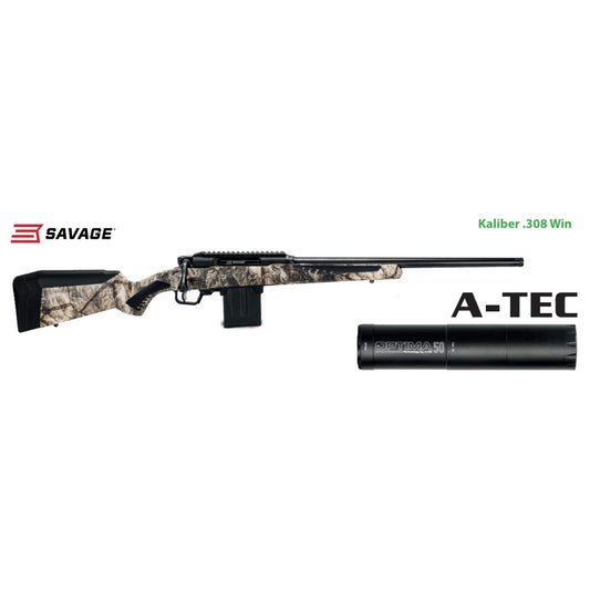 Savage Impulse Predator .308 Win inkl. A-Tec Optima 50 Schalldämpfer